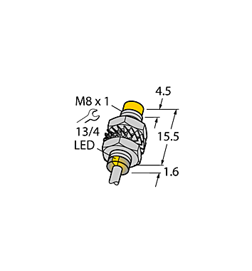 Индуктивный датчик TURCK NI5-M08KK-AN6X