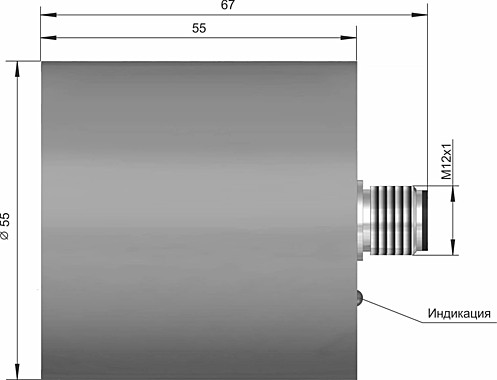 Индуктивный датчик СЕНСОР ВБИ-В55-55Р-2113-З