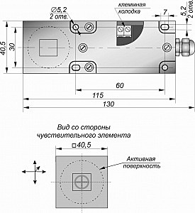 Индуктивный датчик СКБ Индукция SNI 400-20-PL-K-HT