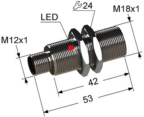 Индуктивный датчик Мега-К VB2-18M53-5B31-C4