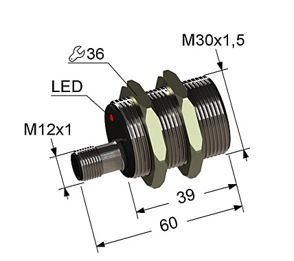Индуктивный датчик Мега-К VB2-30M60-10B31-C4