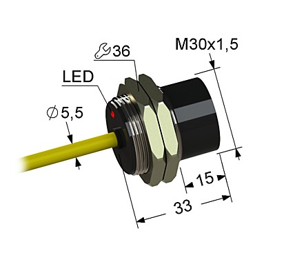Индуктивный датчик Мега-К VB2-30M33-15N31-K