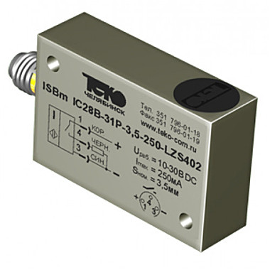 Индуктивный датчик ТЕКО ISBm IC28B-31P-3,5-LZS402