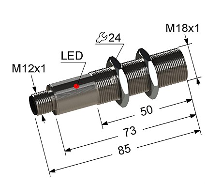 Индуктивный датчик Мега-К VB2-18M85-5B74-C27