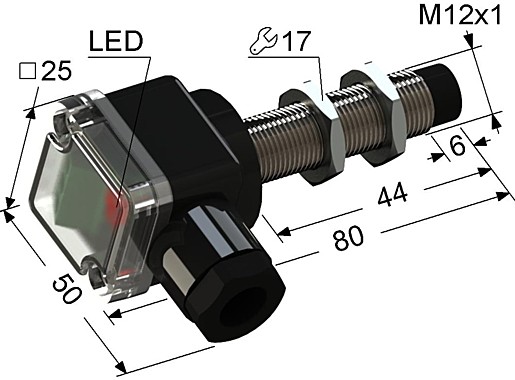 Индуктивный датчик Мега-К VB2-12M80-4N11-B