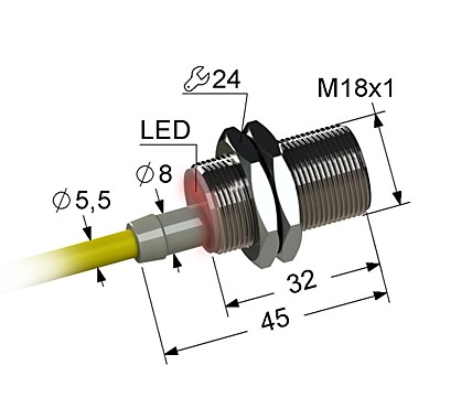 Индуктивный датчик Мега-К VB2-18M45-5B31-Z