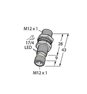 Индуктивный датчик TURCK BI2-G12K-AP6X-H1141