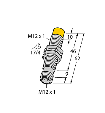 Индуктивный датчик TURCK NI5-M12-LIU-H1141