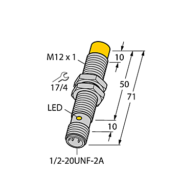 Индуктивный датчик TURCK NI8U-G12-ADZ32X-B3131