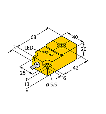 Индуктивный датчик TURCK NI25-Q20-AP6X2