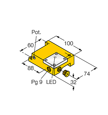 Индуктивный датчик TURCK S32SR-VP44X
