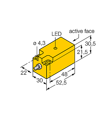 Индуктивный датчик TURCK NI15-Q30-AP6X