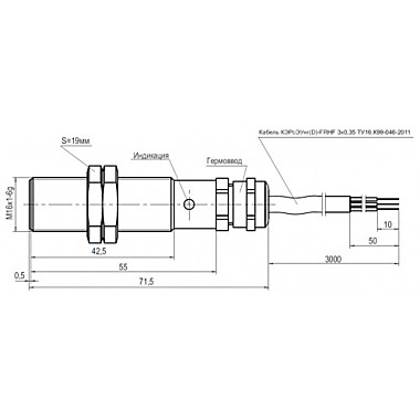 Индуктивный датчик ТЕКО ISBm AG3B8-31PS-4-LZ-H-VP-7K