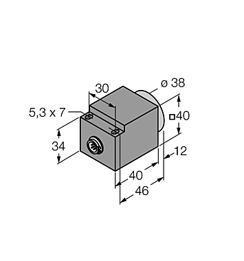 Индуктивный датчик TURCK NI25-CQ40-L1131/S1102