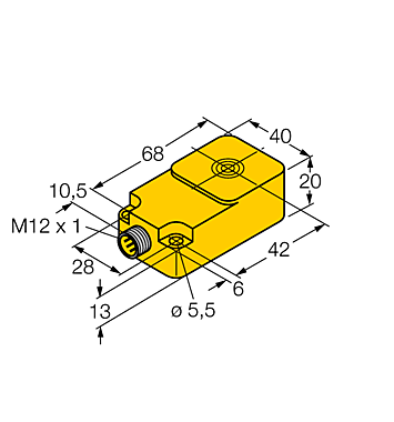 Индуктивный датчик TURCK BI8-Q20-2LU-H1141/S950