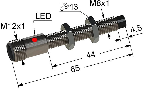 Индуктивный датчик Мега-К PS2-08M65-4N41-C4