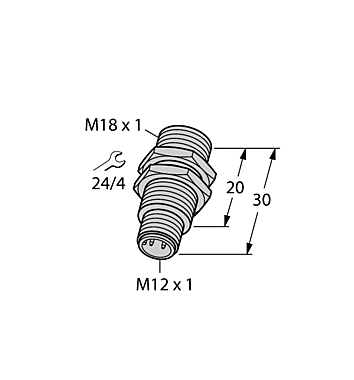 Индуктивный датчик TURCK BI5-G18KK-AP6-H1141