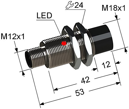 Индуктивный датчик Мега-К PS2-18M53-15N31-C4