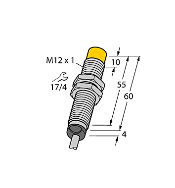 Индуктивный датчик TURCK NI5-M12-LIU
