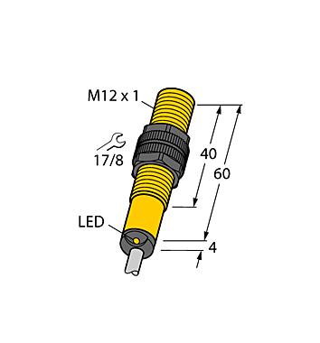Индуктивный датчик TURCK BI2-S12-AP6X