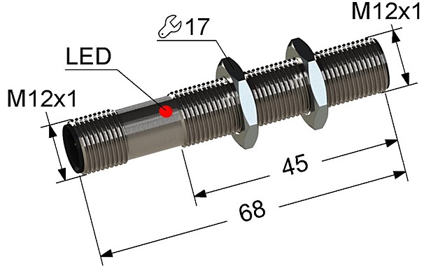 Индуктивный датчик Мега-К PS2-12M68-6B31-C4