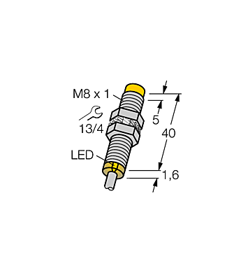 Индуктивный датчик TURCK NI6U-EG08-AN6X