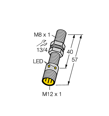 Индуктивный датчик TURCK BI1.5U-EGT08-AP6X-H1341