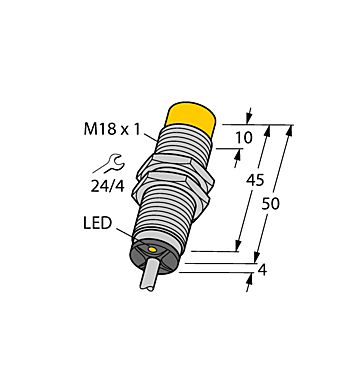 Индуктивный датчик TURCK NI12U-EM18-AN6X
