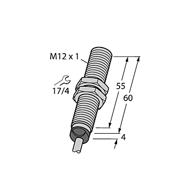 Индуктивный датчик TURCK BI2-M12-LIU