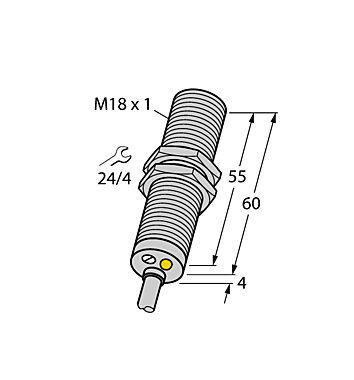 Индуктивный датчик TURCK BI8-M18-LUAP6X