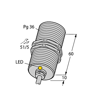 Индуктивный датчик TURCK BI20-G47-AP4X