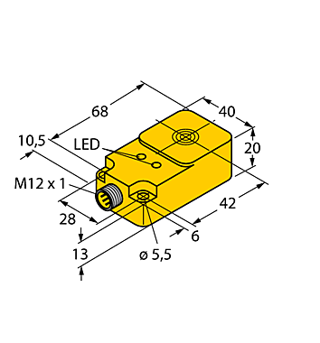 Индуктивный датчик TURCK NI25-Q20-AP6X2-H1141