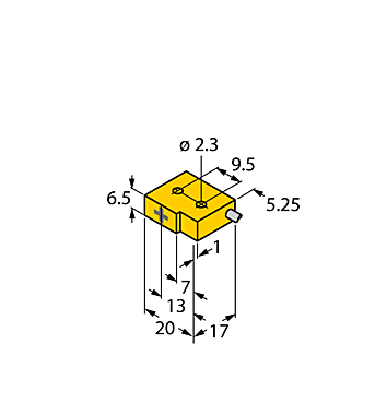 Индуктивный датчик TURCK BI1-Q6.5-AN6