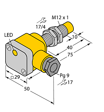 Индуктивный датчик TURCK NI8U-EG12SK-AP6X