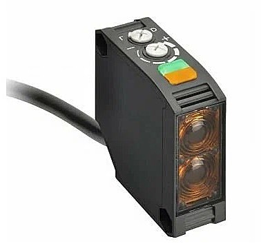 Датчик фотоэлектрич прямоуг., красн/ LED, дифф.,2.5м, AC/DC,реле, на свет/на темноту E3JK-DR112M OMI