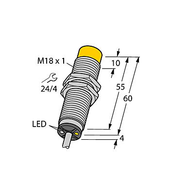 Индуктивный датчик TURCK NI12U-M18-ADZ30X2
