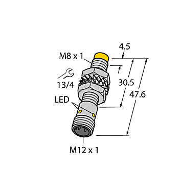 Индуктивный датчик TURCK NI5-M08-AN6X-H1341